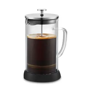 Elite Cuisine 4 Cup French Press Glass Coffee Maker