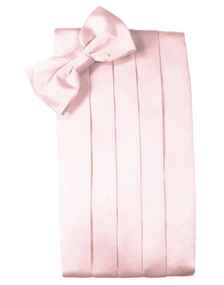 Pink Luxury Satin Cummerbund