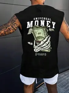 Men's Casual Sleeveless Vest, Perfect for Various Occasions, Travel & Home Wear, Comfortable Fabric, Geometric Pattern, Fitted Style