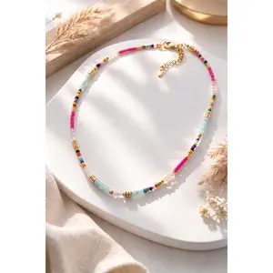 Necklaces For Women Rainbow Colorful Summer