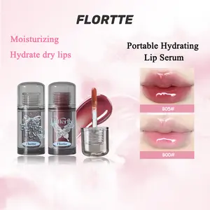 FLORTTE Twin Butterfly Serie (black) Lip Serum Cosmetics Moisturizing lip gloss Hydrating Formula for a Radiant Finish