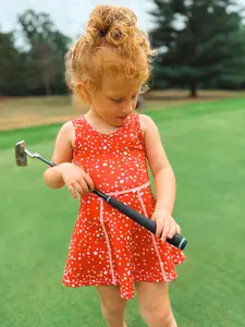 Drake and Birdie Premium Kids Golf Putter Ages 2-5 - 21.5 Inch Stainless Steel Head with Matte Black Shaft & Sherpa Headcover