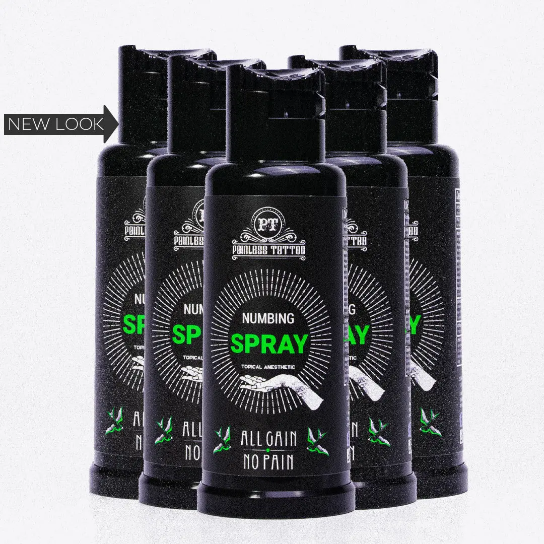 Painless Tattoo Spray 5 Pack Painless Tattoo Spray 5 Pack
