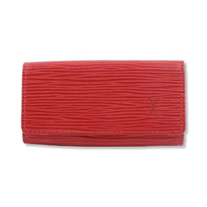 Pre-owned Louis Vuitton Epi Leather Small Leather Goods Multicle 4 Key Case LV1872