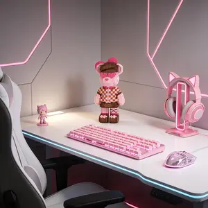 Grid Gaming Bear Toy, 1778pcs 3D Puzzle Building Blocks, Home Office Shelf Decoration, Party Decor, Ideal Gift for Holidays