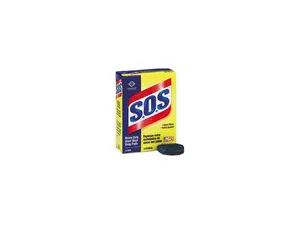 Clorox 88320BX S.O.S Steel Wool Soap Pad  15 Pads/box