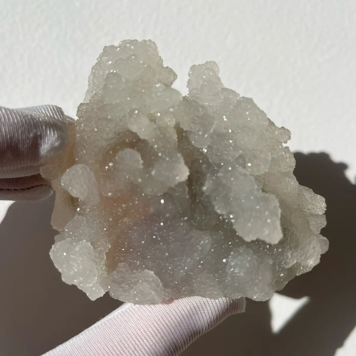 Glittery Apophyllite Quartz - 162g, Natural Crystal