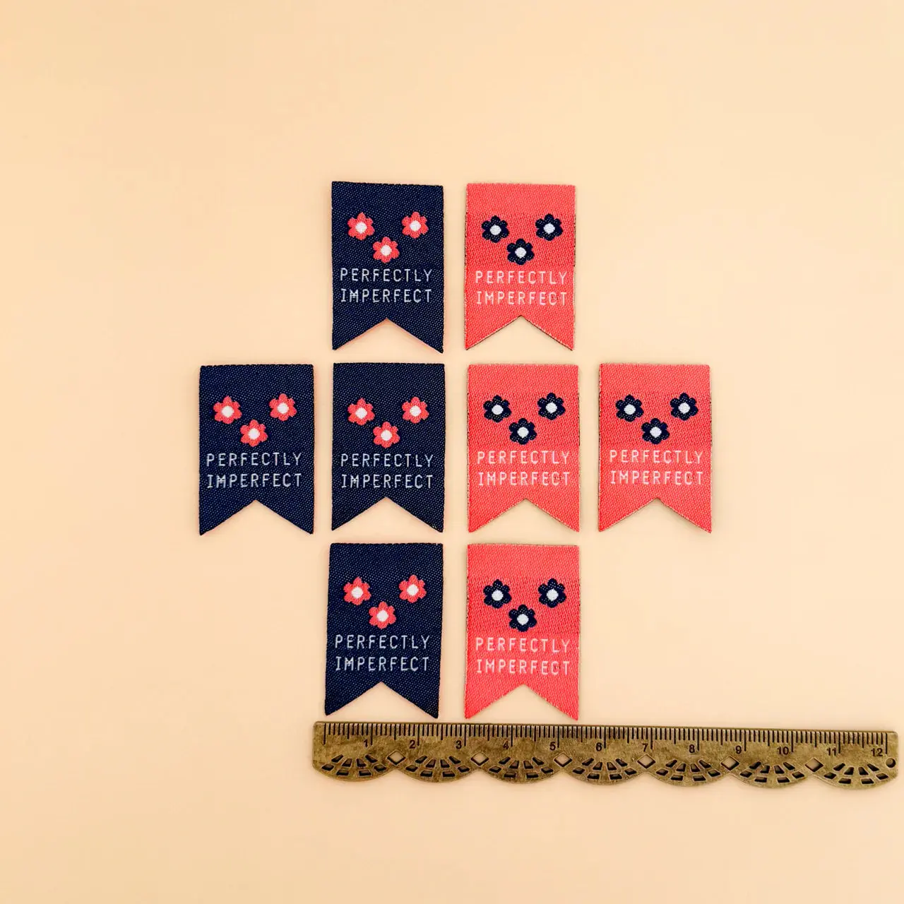 Perfectly Imperfect Woven Quilt Labels Minki Kim #019