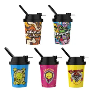 Coffee Milk Tea Cup  Water Pipe Cups  Plastic CANNcup  Smoking Water Pipe Bottle Water System