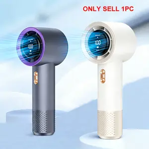 Portable Handheld Fan, Adjustable Speed (1-199), Mini Fan with 3000mah Rechargeable Battery, Digital Display, Travel/camping/gift for Men/women, Outdoor Fan