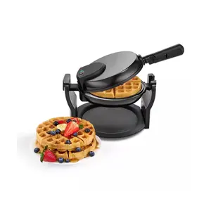 Rotating Waffle Maker,make up to four (4) 1" thick restaurant quality Belgian waffles in 10 minutes!