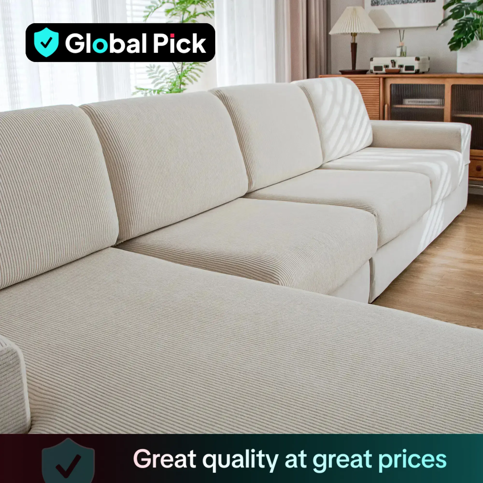 1pc Modern Elastic Sofa Cover Cat Scratch Proof Stretch Couch Cover, Elastic Sofa Seat Cushion Cover, Soft Universal Sofa Protector, Washable 4 Season