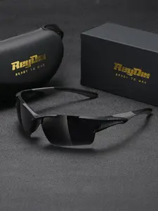 1 Piece Reydix Unisex Square Half Frame Trendy Sunglasses Classic frames, defining style UV400