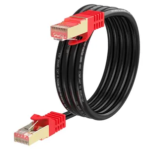 Outdoor Cat 6 Ethernet Cable 200ft, 26AWG Heavy-Duty Cat6 Networking Cord Patch Cable RJ45 LAN Wire Cable FTP Waterproof Direct Burial