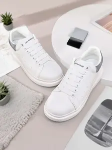 2026 Thick-Soled Mcqueen Sneakers for Men and Women, High Version Classic Casual Shoes, All-Season Stylish Footwear