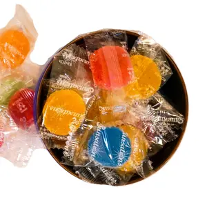 Assorted Fruit Gel Gems - 20 oz of Fresh Individually Wrapped Blueberry Cherry Grapefruit Apple Lemon Orange Raspberry Sugar Coated Chewy Candy