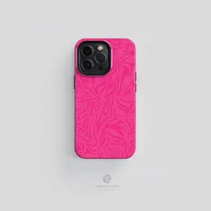 Swirls Pink Tough iPhone Case  iPhone 15 14 13 12 11 Pro Max Case, iPhone 13 12 Mini Case, iPhone XS Max Case, iPhone XR Case