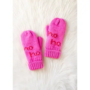 Ho Ho Ho Fleece Mittens