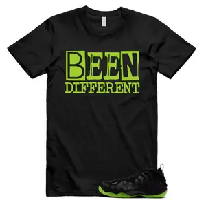 Unisex Shirt to Match Sneaker, Foamposite Volt Black Air One T Shirt Match BEEN, Trending Shirts, Top T-Shirt