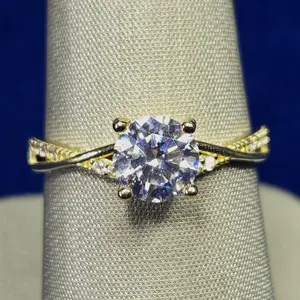 10K Anillo de Compromiso de Mujer