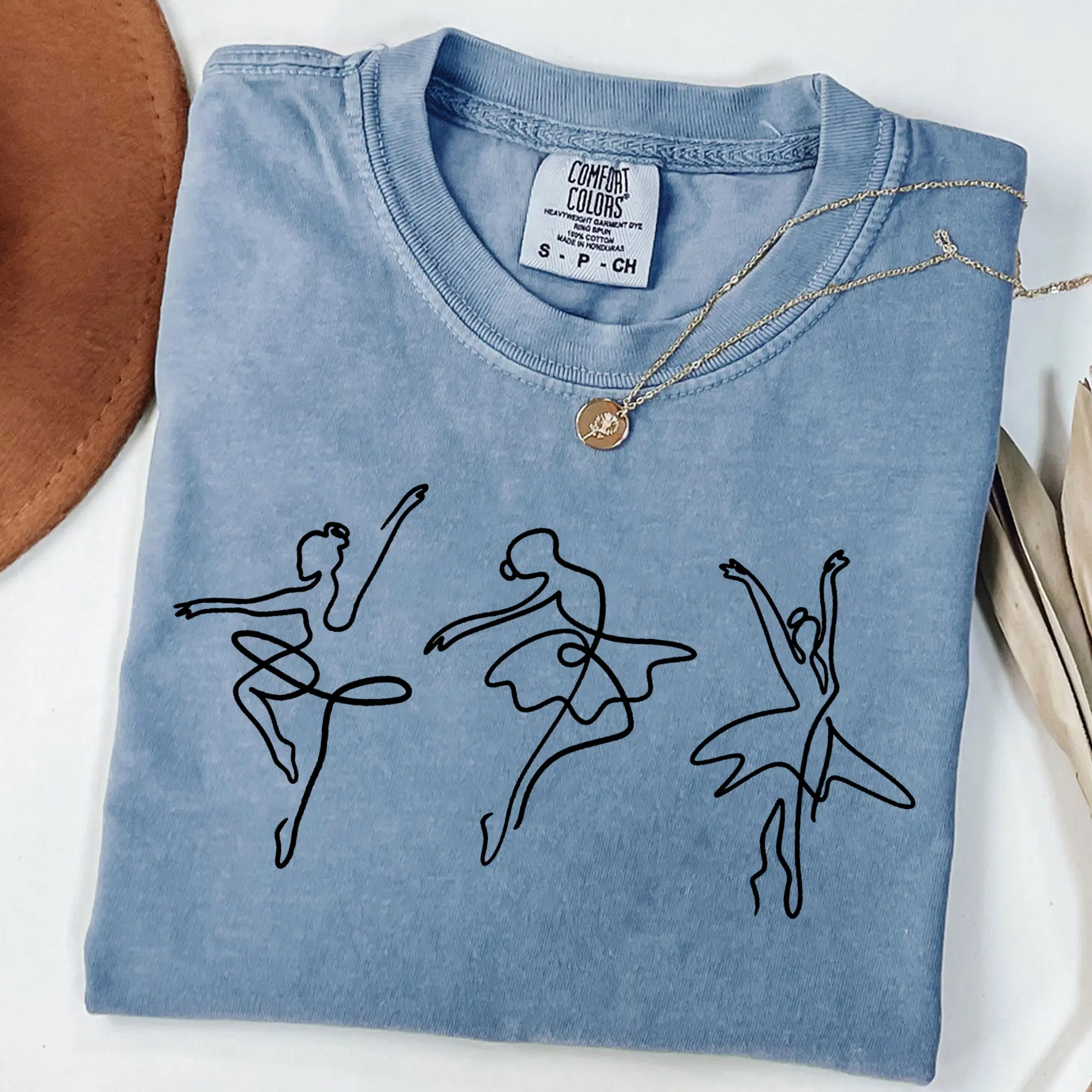 Comfort Colors Ballerina T-shirt, Ballet Shirt for Dancer, Dance Teacher Gift, Dance Mom Tee Gift for Dancers