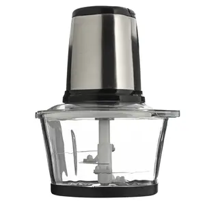 Eternal Living 8 Cup Food Processor for Home Cooking - Slices, Shreds, Minces & Purees with Stainless Steel Blades and BPA-Free Glass Bowl