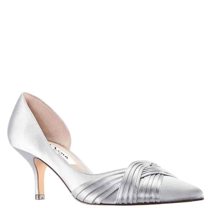 NINA60-TRUE SILVER REFLECTIVE SUEDETTE - TikTok Shop display picture 1