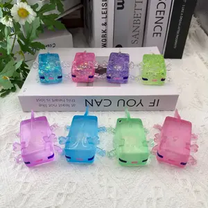 Multicolor Square Axolotl Stretch Squeeze Toy, Sequin Filled Portable Fidget Accessory, Handheld Stress Release Toy for Teens and Adult Daily Use