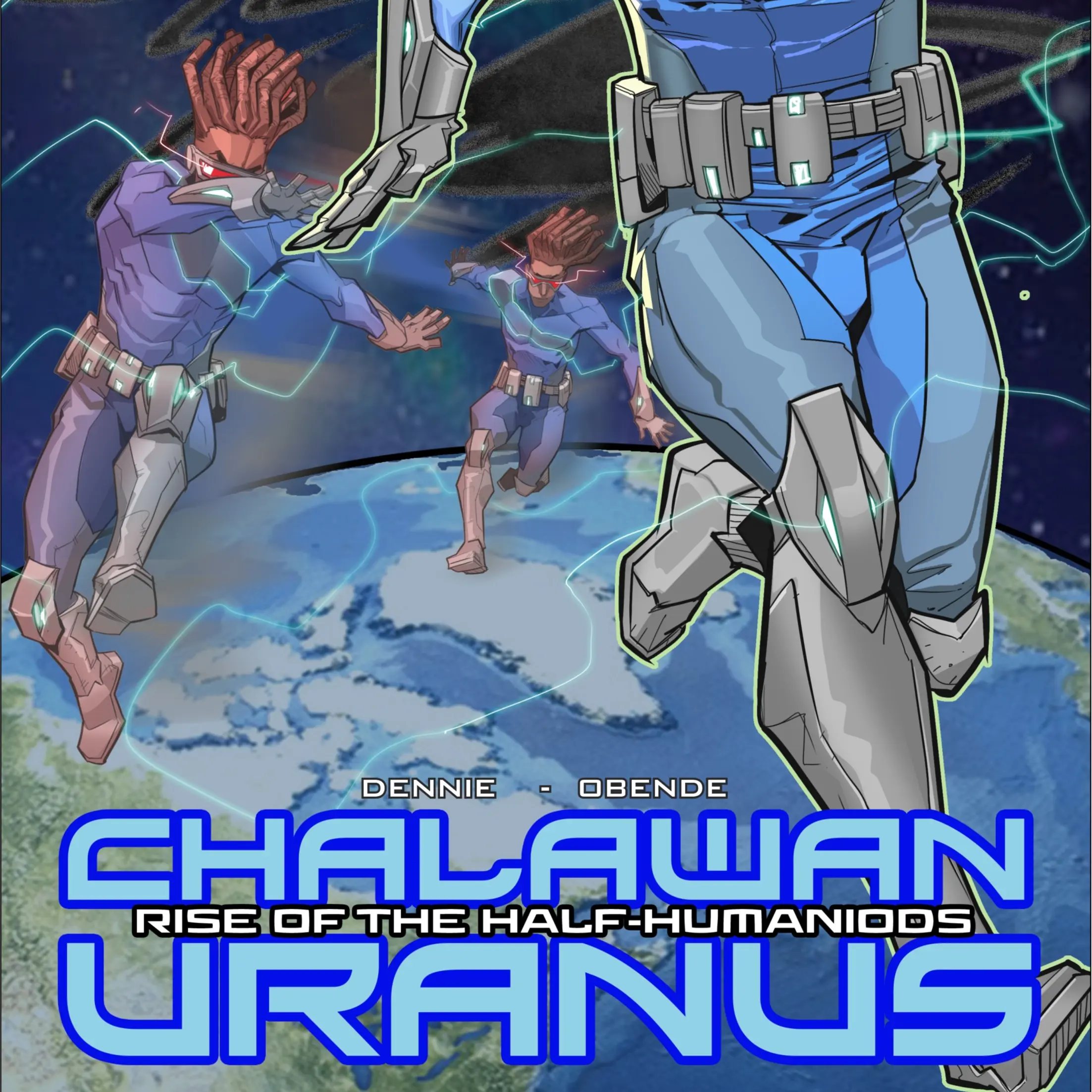 CHALAWAN URANUS RISE OF THE HALF HUMANOIDS Kente Comics Issue #4 Ursa Universe Series