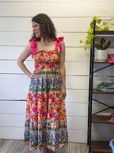 Petra Mixed Floral Dress