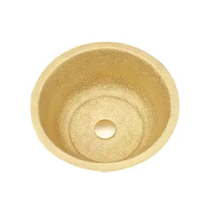 Akicon Custom Handmade Copper Bar Sink Rustic Kitchen Prep Sink