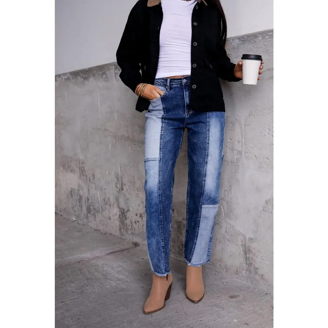 Lana Patchwork Jeans Lana Patchwork Jeans