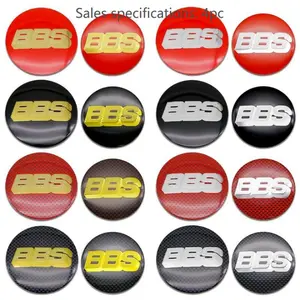 4 Piece 56/70mm Abs Wheel HUB Center Caps, Badge Decoration Accessories, Popular Car Modification Parts, Suitable for Bbs Multi-Models