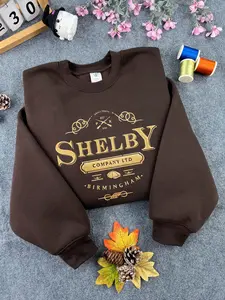 Peaky Blinders Embroidered sweatshir, Shelby company Ltd Embroidered sweatshirt,Y2K Movie Oversized Vintage shirt, Unisex Casual Soft Cotton, Crewneck Top Menswear, shirt for Movie's fan