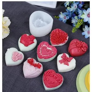DIY Heart-Shaped Liquid Silicone Mold by FatYaya for Custom Plaster Art and Cake Baking