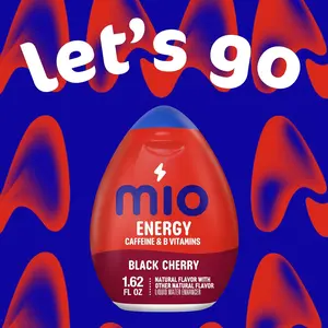 mio Energy Black Cherry Flavored with Other Natural Flavor Liquid Water Enhancer, 1.62 fl oz Bottle