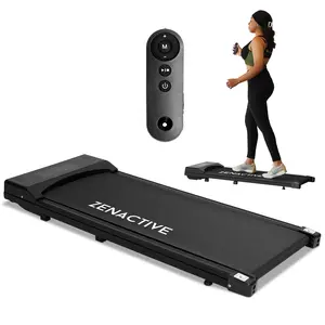 【SALE】Walking Pad, Under Desk Treadmill, Walking Treadmill 2 in 1 for Home/Office with Remote Control, Portable Treadmill (Black, 1 Year Warranty)
