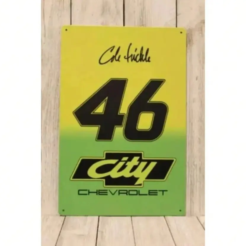 Aluminum City Racing Movie Poster Wall Art Creative Design Print Artistic for Home and Bedroom Decor 46 Cole Trickle Days of Thunder Themed Metal Sign