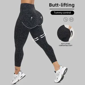 High Waist Tummy Control Leggings for Women - 4 Way Stretch Slim Fit Yoga Pants with Side Pockets, Soft Comfortable Activewear in Three Patterned Colors outdoorfun