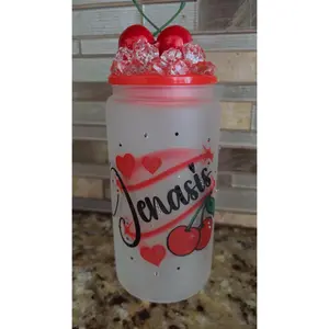 Customized cherry name airbrush cup