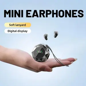 Mini Wireless Sleep Earbuds for Side Sleepers, Bluetooth-compatible 6.0 In-Ear Headphones with Noise Cancelling, Ultra-Compact Invisible Design