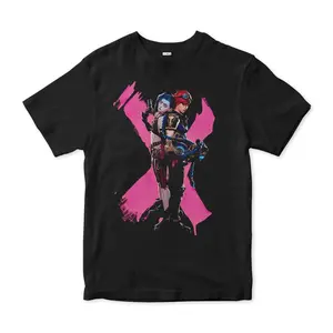 Arcane Vi and Jinx T-Shirt, Jayce, Viktor, Vi, League of Legends T Shirt, Fashion Cotton, Full Colors, Full Sizes, For Men, For Women
