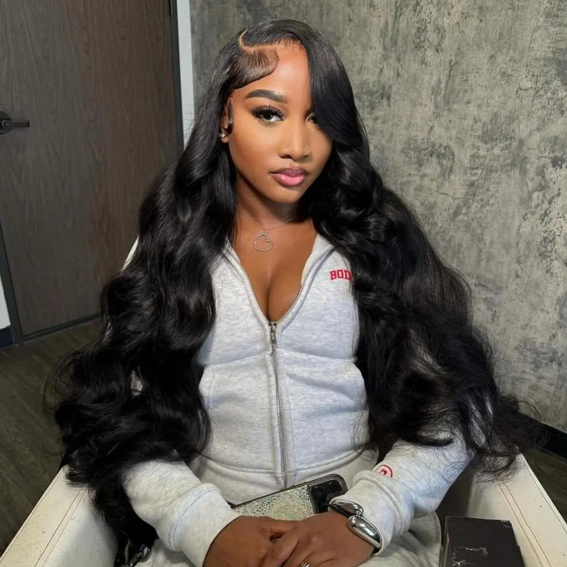 Hot Star 13x6 Lace Front Wigs Human Hair 180 Density HD Transparent Lace frontal Body Wave and Straight Wigs
