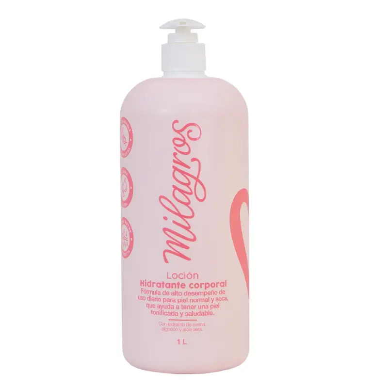 Lotion milagros 1 litro hidratante  Body Care Hydrating Moisturizer Radiant