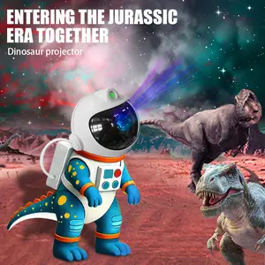 Dinosaur Space Projection Lamp, Galaxy Star Projection Night Light with 8 Modes Starry Sky & Nebula Effects, with Timer and Remote, 360° Adjustable Projection Angle, Kids Room Decor, Gifts for Adults, Teens, Christmas, Birthday