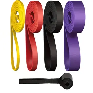 5pcs Set Includes 4 Resistance Bands and 1 Door Anchor, Pull-Up Assist Bands for Men and Women, Strength Training Band, Exercise Bands for Workouts, Body Stretching, and Muscle Training