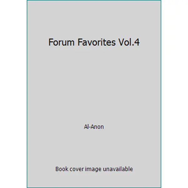 USED Book - Forum Favorites Vol.4 by Al-Anon (Paperback) - english