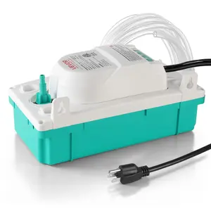 【DealsForYouDays】VEVOR Condensate Pump, 1/24 HP, 110 GPH, 24 ft Lift, 100-240V Automatic AC Condensation Removal Pump with Safety Switch & 20 ft Tubing, for Air Conditioner, Dehumidifier, HVAC, Furnace, Ice Maker