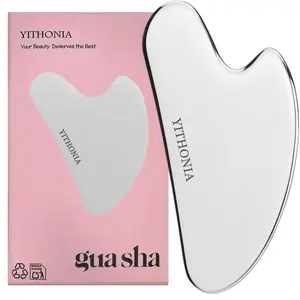 Premium Stainless Steel Gua Sha Facial Tool - Durable Metal Massage Board for Face and Body, Includes Exquisite Gift Box, Body Care, Facial Care Tools