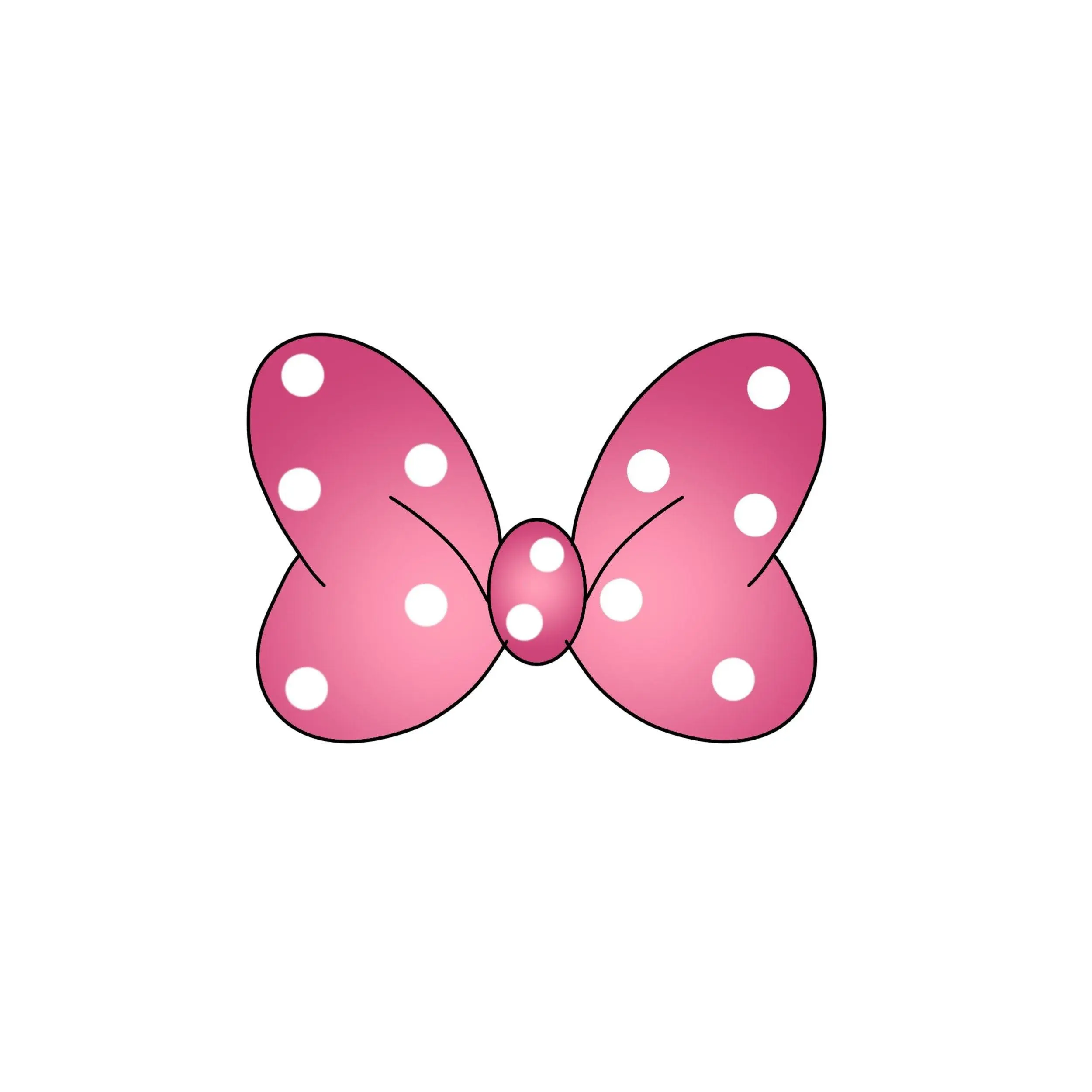 mouse bow cookie cutter